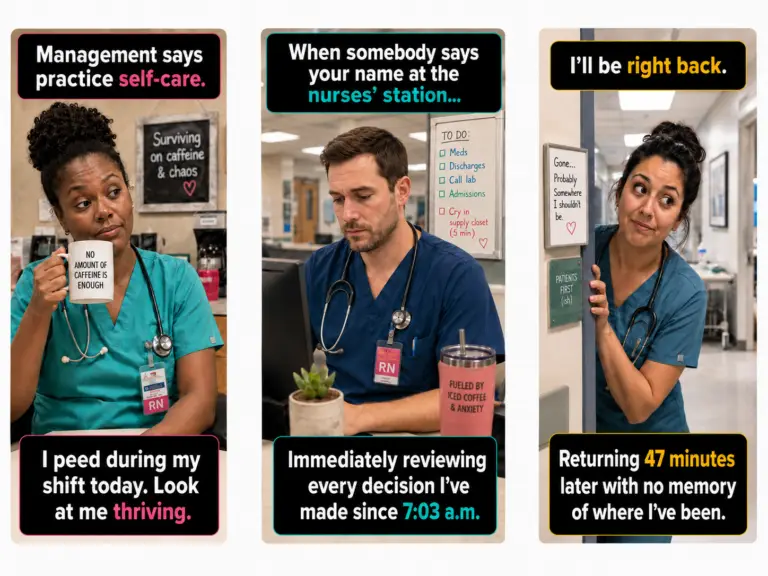 Nurses Laughing At Work